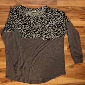 PINK leopard print long sleeve